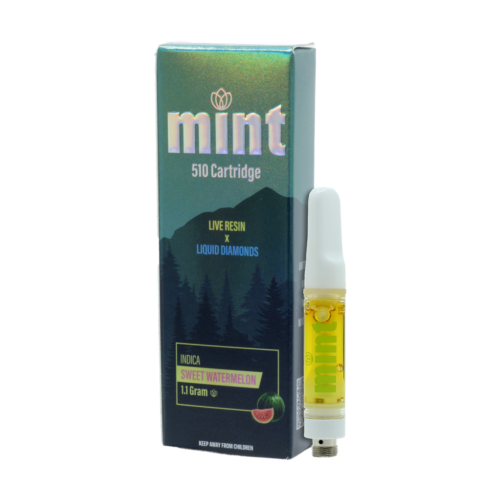 mint Cartridge Liquid Diamonds 1.1g Sweet Watermelon Indica